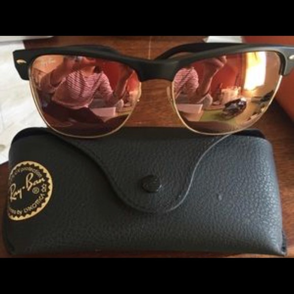 Ray-Ban oversized Clubmaster ROSE GOLD💖 - Picture 2 of 5